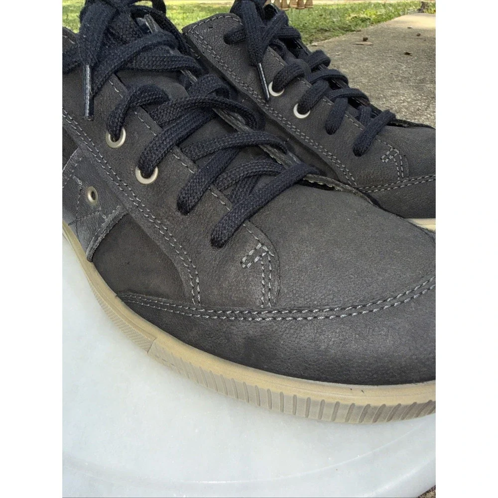 Ecco Shoes Men‎ US 13 Black Leather Oxford Lace Up Shoes Sneaker Driving Shoe